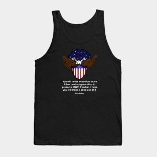 To Preserve Your Freedom (Small Design Version) Tank Top